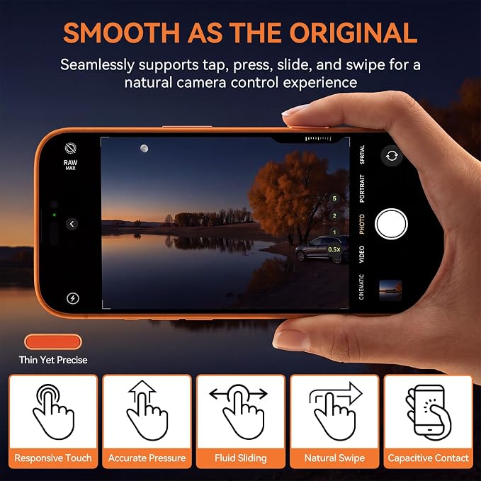 Tellegloww 22 Pcs Phone Cleaning and Protection Kit compatible with 17 Pro/17 Pro Max, Speaker Dust Mesh, Type C Port Cover, Camera Lens Protector, Camera Button Cover, Brushes and Tools Set(Orange) - Image 6