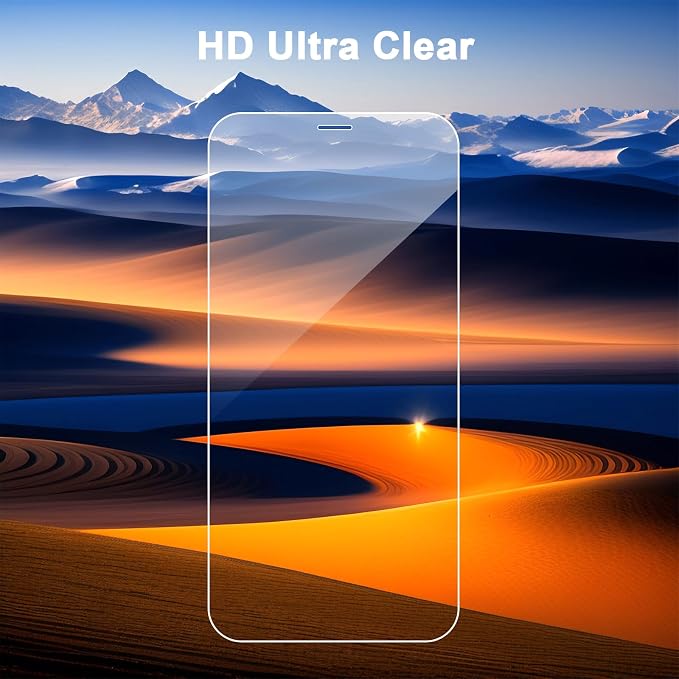 SIBEITU Screen Protector for iPhone 11 Pro Max 6.5 Inch Tempered Glass | 3 Pack Screen + 3 Pack Camera Lens Protector, HD Clear 9H Hardness, Scratch Resistant, Sensor Protection, Case Friendly - Image 4