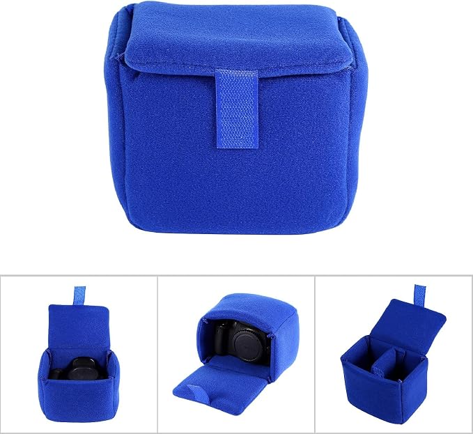 Camera Bag Insert, Portable Camera Padded Pouch Liner Pad Shockproof Waterproof Organizer Storage Case Protection Digital Protective Accessory for Travel DSLR Photographing Photographer Beginner Small | Camera Organizer Storage Case Protection, Digital... - Image 5