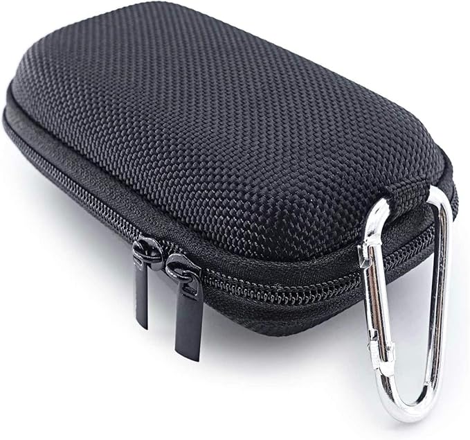USB Flash Drive Case Bag, EVA Shockproof, Pressure Proof and Waterproof Hard Carrying Travel Case Bag for USB Cable, Earphones, Memory Cards, U Disk, Keys, Money - Black - Image 2