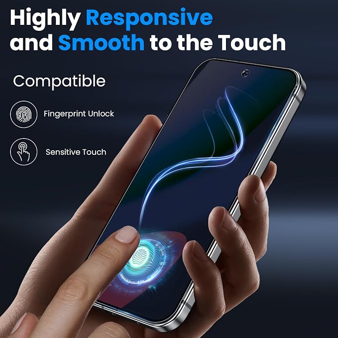 for Google Pixel 10 Privacy Screen Protector & Camera Lens Protector | 2+2 Pack, Support Fingerprint Unlock, Fit Lens Cutouts, Anti Spy Tempered Glass Film, Anti-dust, Easy Installation Tool - Image 3