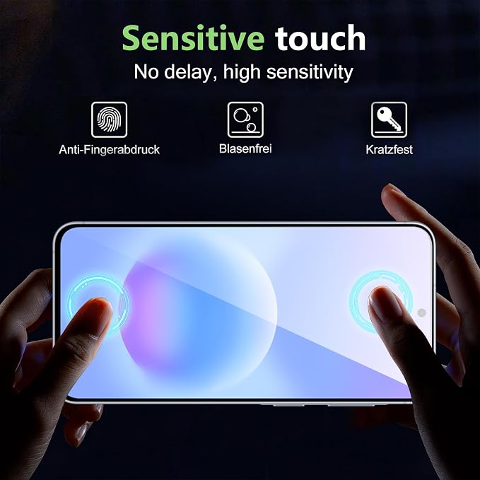 for Samsung Galaxy A57 5G Screen Protector with Camera Lens Protector, 9H Hardness Anti-Scratch Tempered Glass flim, Case Friendly, Anti-Fingerprint,Anti-Scratch (3+3 PACK) - Image 3