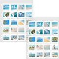 Lineco Polypropylene Archival Slide Storage Album Pages, Pack of 50 | Top Loading Page Sleeves, Pages Hold 20 2X2 Inch Slides, Photos, Cards, Negatives, Sheet Size 9.375x 11.375 Inch by Lineco