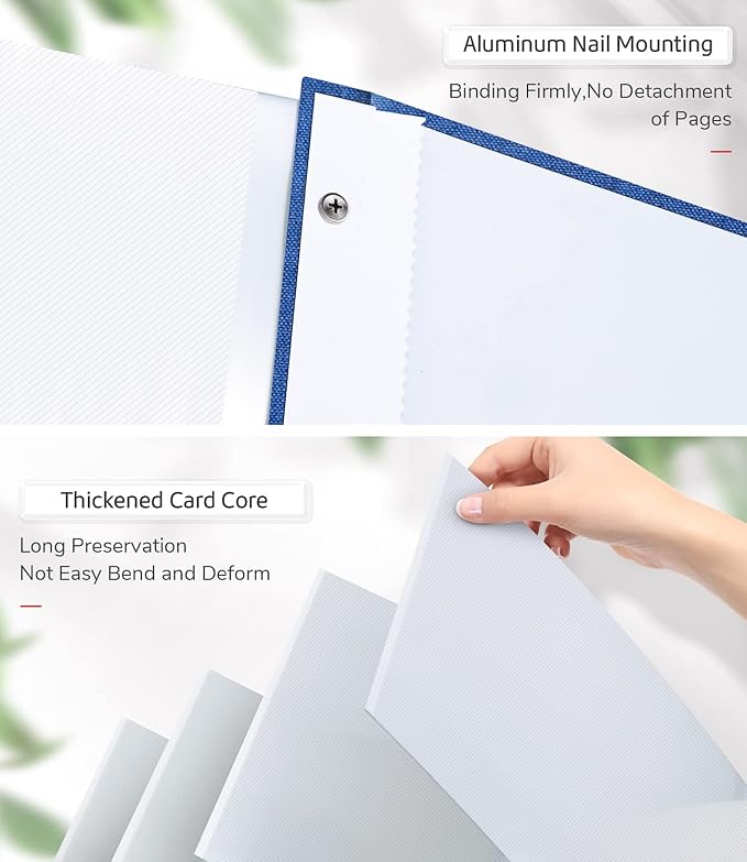 Artfeel Photo Album Self Adhesive Scrapbook Album for 3x5 4x6 5x7 8x10 Pictures,60 Pages Linen Cover with Display Window DIY Photo Book,Ideal Gifts for Family Travel Wedding Baby - Image 7