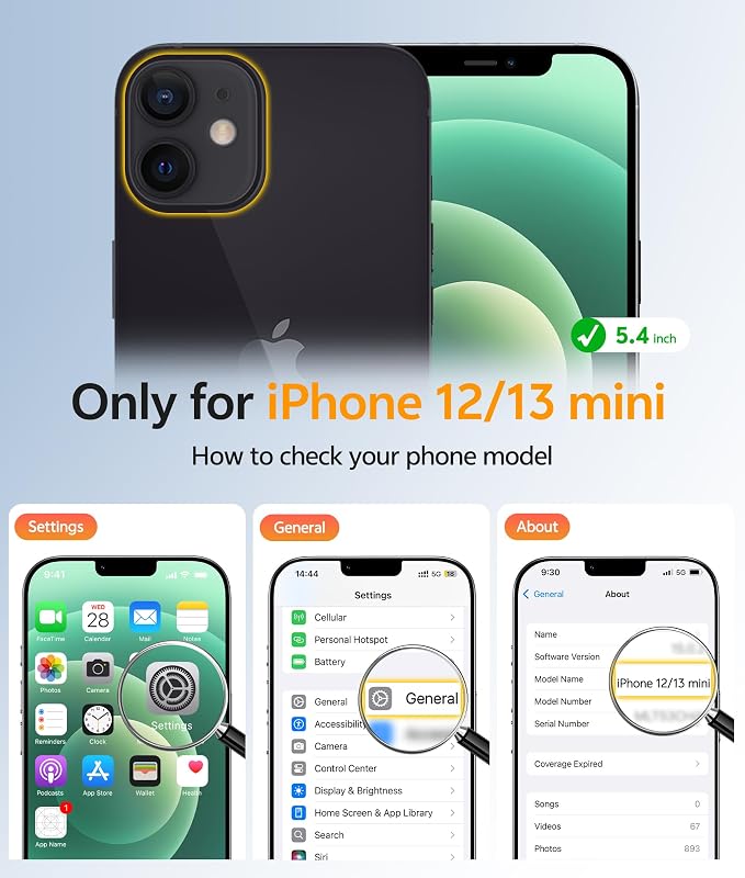 FNTCASE for iPhone 13/12 Mini Case, Fit for Magsafe, Translucent Matte Back | Magnetic Phone Cases, 14FT Military Grade Drop Protection, Slim Shockproof Protective Cover, Green - Image 2