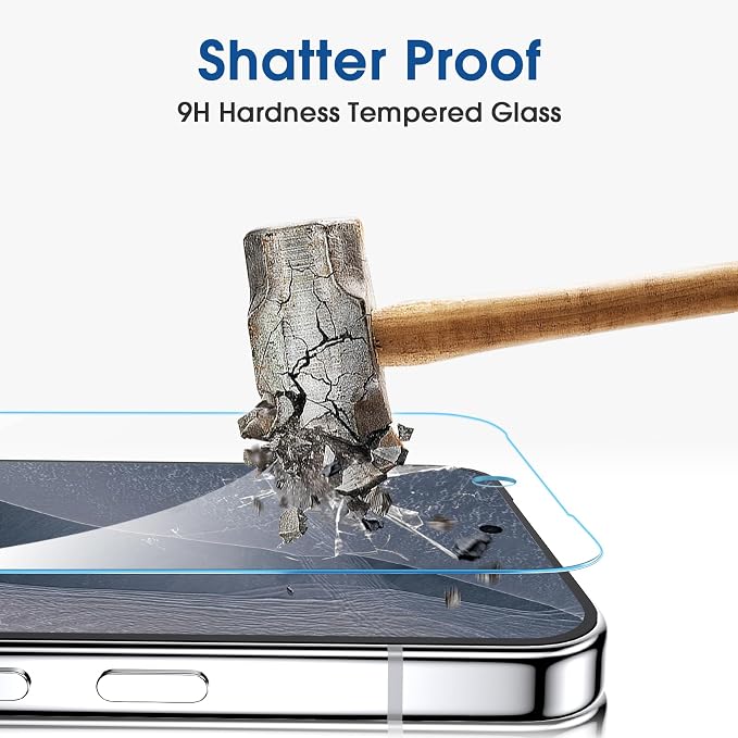 amFilm OneTouch for Google Pixel 11 Pro/ 11 Screen Protector Tempered Glass | 6.3” Auto-Alignment, 30s Install, Bubble Free, Scratch & Drop Protection, HD, Camera Lens Protector[2+4 Pack] (11/11P-6.3'') - Image 5