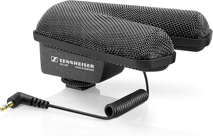 MKE 440 Compact Stereo Shotgun Microphone by Amazon+Renewed
