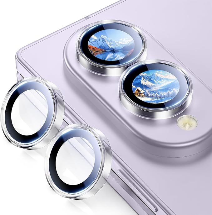 Uyiton for Samsung Galaxy Z Fold 8 Camera Lens Protector - Transparent | Military-Grade Sapphire Glass Rear Camera Screen Cover - Strong Adsorption Ultra HD Clear Lens Protector by Uyiton