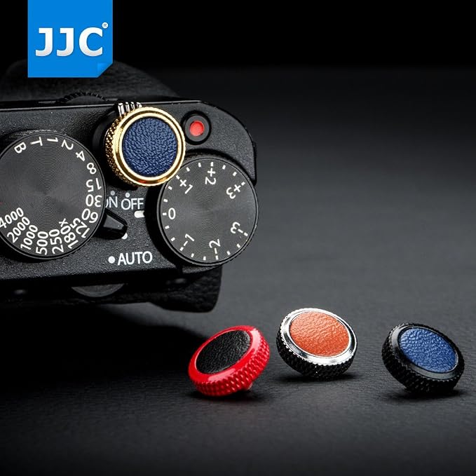 Soft Camera Shutter Release Button Cap for Fujifilm X-T30 III X-M5 X Half X100VI X-T30II X-T20 X-T10 XE5 XE4 X-T4 XT3 XPro3 XPro2 X100V X100F X100T X100S for Sony RX10 IV III RX1RII RX1R RX1 Black+Red - Image 5
