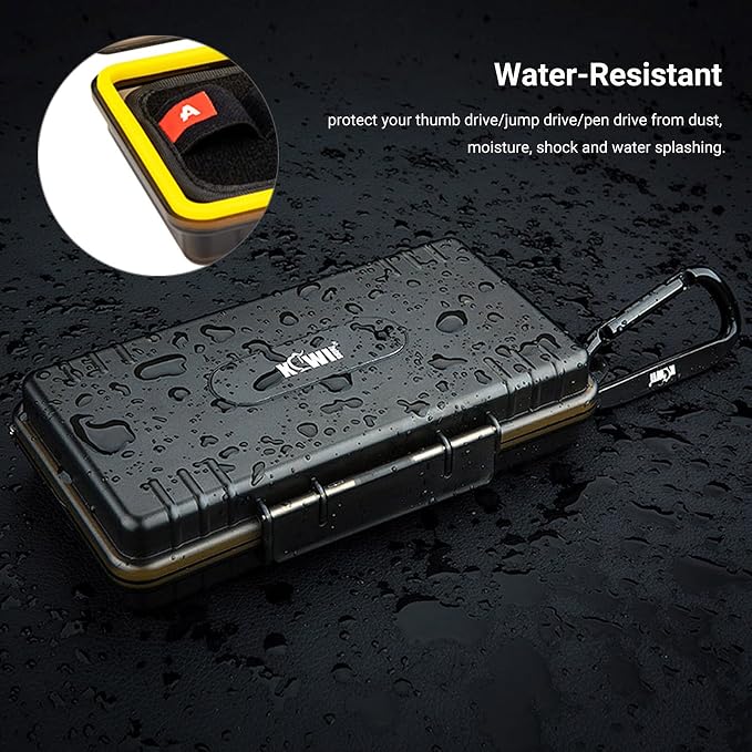 USB Flash Drive Case with Labels, Thumb Drive Holder Organizer, Shockproof Water-Resistant, SD Card/NS/PSV/CFexpress Type A Card Case - Image 5