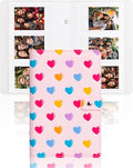 Veicevol 156-Pocket Album for Instax Mini & Polaroid 2x3 inch Photos, Pink | PU Leather Cover, Portable Album, Mini Photo Album for Fujifilm Instax Mini Camera, Polaroid Camera, Wedding Keepsake by VEICEVOL