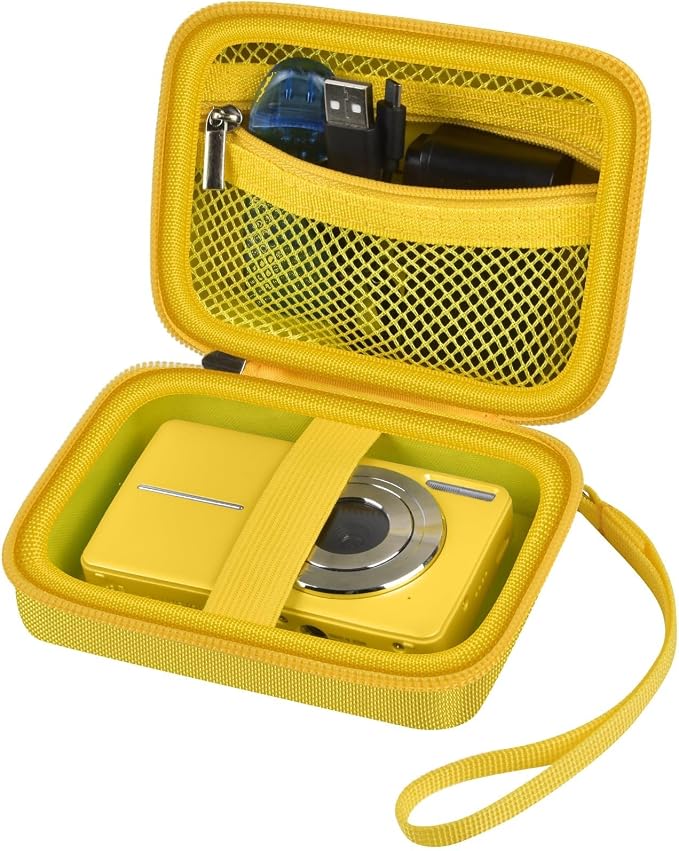 ALKOO Digital Camera Case for CAMKORY, Camera Pouch for KODAK Pixpro -Yellow by ALKOO
