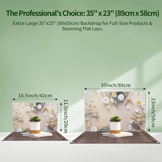 23 x 35 in Product Photography Backdrops, 10 Sheets, 20 Patterns - Image 2