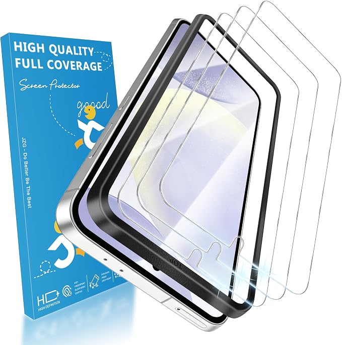3 Pack for Samsung Galaxy S24 Screen Protector, 9H Tempered Glass Full Coverage, Case Friendly, HD Clear, Anti-Scratch, Fingerprint Compatible, Bubble-Free for S24 5G 6.2” by MoShieldwishscreen