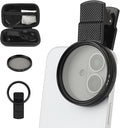 67mm Clip-On CPL Phone Camera Lens Filter, Polarizer Circular Filter, Ultra Slim Multi- Coated CPL Filter Compatible with iPhone 17/16/15/14/13 Samsung by Unknown
