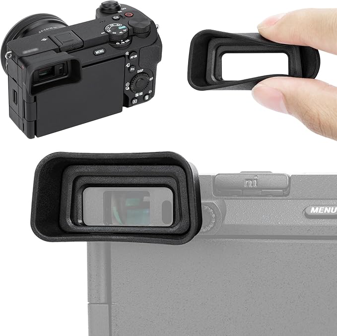 Extended A6700 Eyecup Eyepiece Replaces Sony FDA-EP20 | Soft Silicon,Camera Eye Cup Viewfinder,for Sony A6700 Mirrorless Camera,Not Affect The Use of A6700 Camera Screen by Kiorafoto