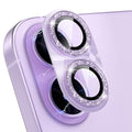 Choiche for iPhone 17 Camera Lens Protector, Light-Lavender | Bling Metal Camera Cover with 9H Tempered Glass Lens Screen Protector Accessories, Strong Adsorption, Case-Friendly by Choiche