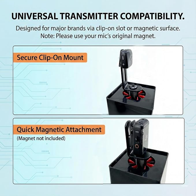 Mic Holder Stand for DJI Mic Mini2/Mini/3/2 RODE Wireless Microphone Desk Desktop Tripod & Handheld Interview Adapter, 2in1 Tabletop Telescopic Handle with Mic Flag for Vlog Podcast - Image 8