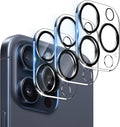 WHPXJY for [3 Pack] Camera Lens Protector for iPhone 15 Pro /15 Pro Max Ultra HD Tempered Glass Lens Protector, Anti Scratch, Strong Adhesion, Easy to Install, Case Friendly Camera Screen Cover by WHPXJY