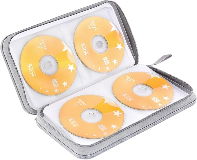 96‑Capacity Hard Plastic CD/DVD Binder for Car, Home & Travel | Zipper‑DVD Organizer, Scratch‑Resistant Sleeves Shield Discs From Dust & Damp; Stores Music, Video, Gaming & Blu‑ray Discs - Image 5