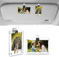 PIFOOG 2 Pack Car Visor Picture Holder for Mom Mother's Day Clip Photo Frame Magnetic Acrylic Personalized Valentines Day Gifts Automotive Decorations Cute Wallet Size Photos 2.4 × 3.5 inch by PIFOOG
