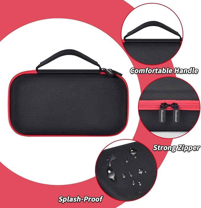 Boobowl Hard Thermal Camera Case for TOPDON TC004, for HSFTOOLS HF96, H128 | Infrared Camera Box, Removable Foam and Storage Pocket for USB Cables and Calibration Cards, Technicians, Case Only - Black - Image 5