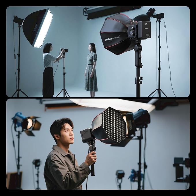 SmallRig Light Stand Adapter, One-Button 180° Pitch Quick Adjustment | 6.6lbs Max Load Capacity, for COB Video Light/Mini Light/Camera//Flash/Phone Clips - 5181 - Image 5