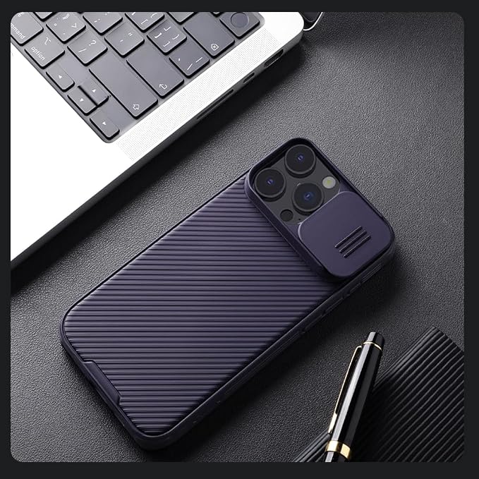 Nillkin Magnetic for iPhone 16 Pro Max Case, Upgraded Slide Camera Protection, Compatible with Magsafe, Slim Shockproof Protective Phone Case for 16 Pro Max 6.9 inch, Dark Pueple - Image 8