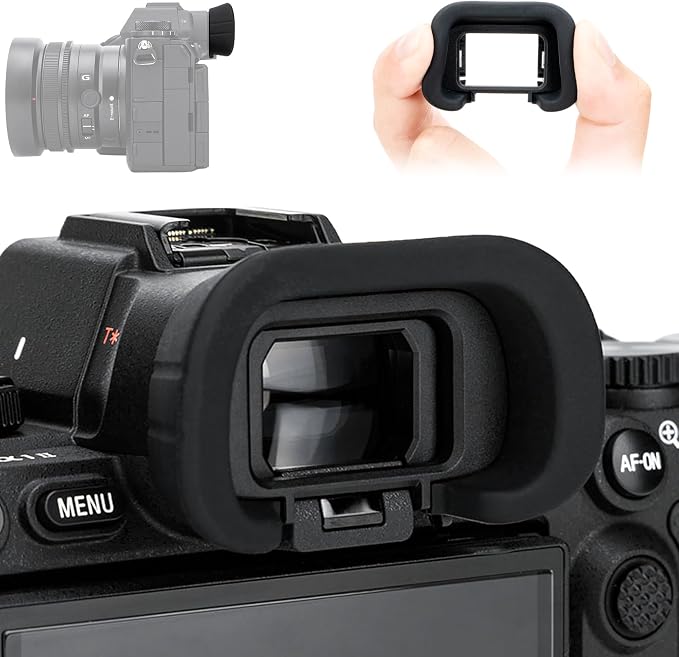 A7R VI Eyecup,Replace Sony FDA-EP21 Camera Eyecup for Sony A7V A7IV A7RV | Soft Silicon,Camera Eyecup Viewfinder,for Sony A7R VI A7 V A7V A7IV A7R V A7RV A1 II A9III A1II A7S III A7SIII by Kiorafoto