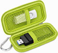 USB Flash Drive Case for SanDisk for Samsung, for SD/SDXC/SDHC Memory Cards | for Buffalo External 1.0TB Portable SSD, Mini Electronic Accessories Organizer, Office/Travel Use, Thumb Drive Bag Only by Casmilee