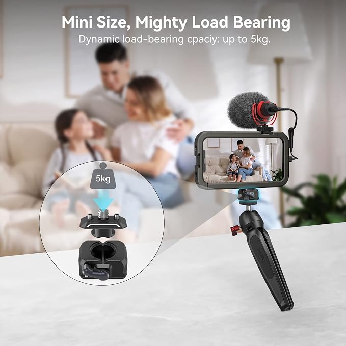 SmallRig Quick Release Plate with 1/4" Screw, HawkLock Quick Release Top Plate for Stabilizer, Action Camera, Monitor, LED Light, QR Top Plate for SmallRig HawkLock Quick Release System - 3730C - Image 5