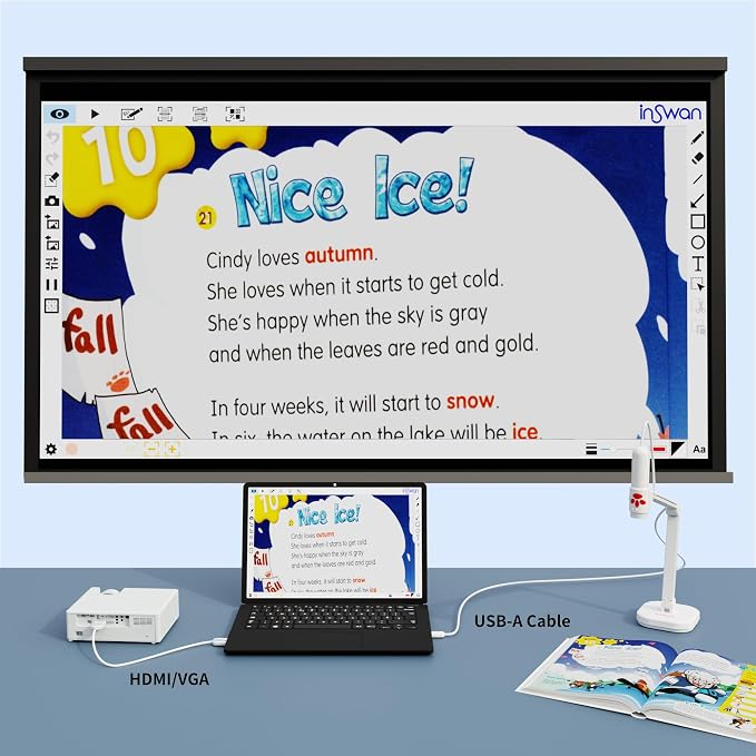 INS-3 Handheld USB Document Camera, LED, Mic, Multi-Angle Capture | Dual Auto Focus, Plug and Play, Compatible with Windows/Mac /Chromebook for hands-on teaching, live demos and presentation - Image 7