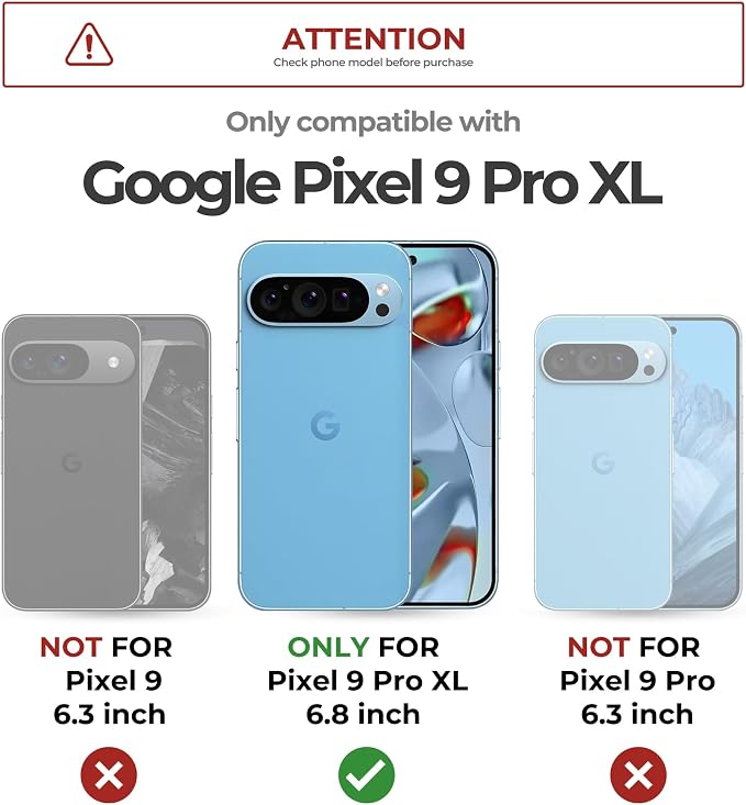 Dexnor for Google Pixel 9 Pro XL Case with Slide Camera Cover & Built-in Screen Protector & Heavy-Duty Kickstand,Full-Body Protective Cover Rugged Bumper Cases for Pixel 9 Pro XL,Peony Pink(2024) - Image 2