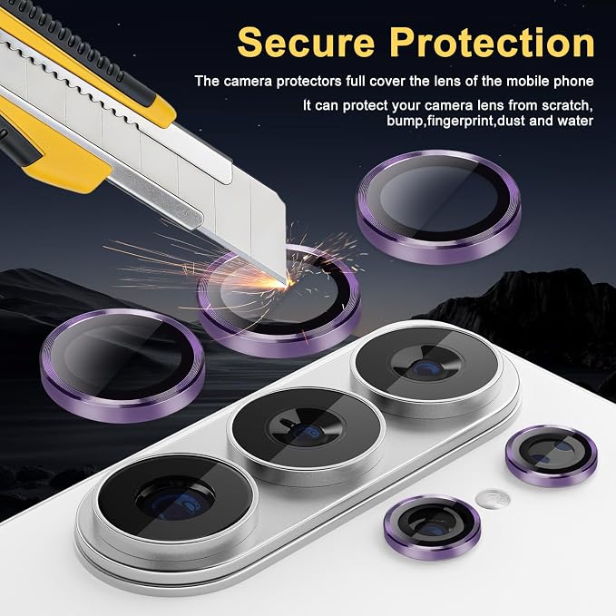 Camera Lens Protector for Samsung Galaxy S26 Ultra, Violet | Tempered Glass, Auto-align Tray, Easy Installation, Case Friendly, Anti-Scratch, HD Clear, Ultra Slim - Image 2