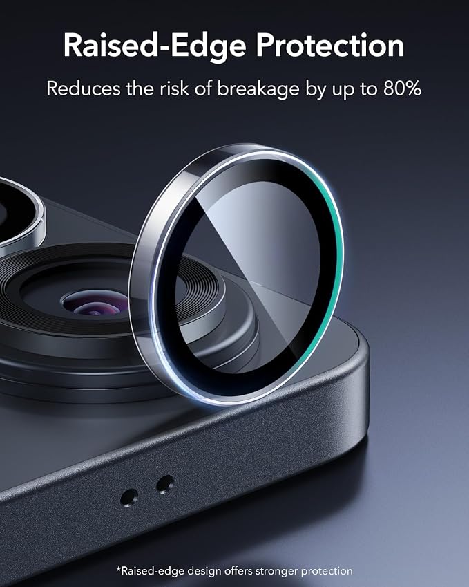 ESR for Samsung Galaxy S26 Ultra Camera Lens Protector, 1 Pack, Clear | Individual Camera Cover, 9H Tempered Glass, Original Camera Clarity, Scratch-Resistant, Case Friendly - Image 3