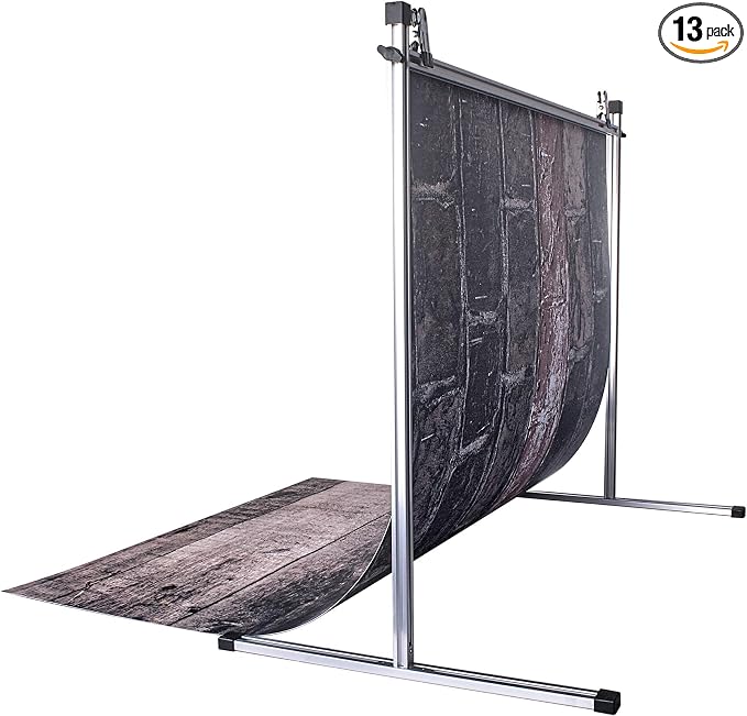 Product Photography Backdrops with Stand 39x27inch 26 Patterns Small Background Paper for Food by LDMJNL