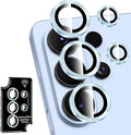 for Samsung Galaxy S26 Ultra Camera Lens Protector, Individual Metal Ring Tempered Glass Lens Cover, [Strong Adsorption] Scratch Resistant Ultra-Thin HD Clear Lens Cover, 1 Set-Blue by Btscase