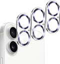Dengduoduo Camera Lens Protector for iPhone 16 and 16 Plus 3 Pack, Tempered Glass, Ultra HD, 9H Hardness, Anti-Scratch, Case Friendly, Easy to Install [No Affect on Night Shots] by Dengduoduo