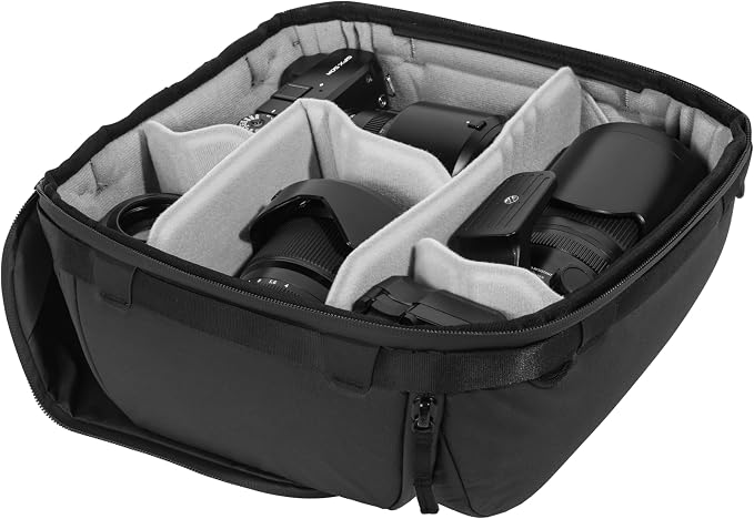 Peak Design Camera Cube V2, Medium, Custom Organization and Protection, Weatherproof Shell with Foam Sub-Lining, FlexFold Dividers Included, Camera Bag Insert Compatible Travel Bags - Image 2