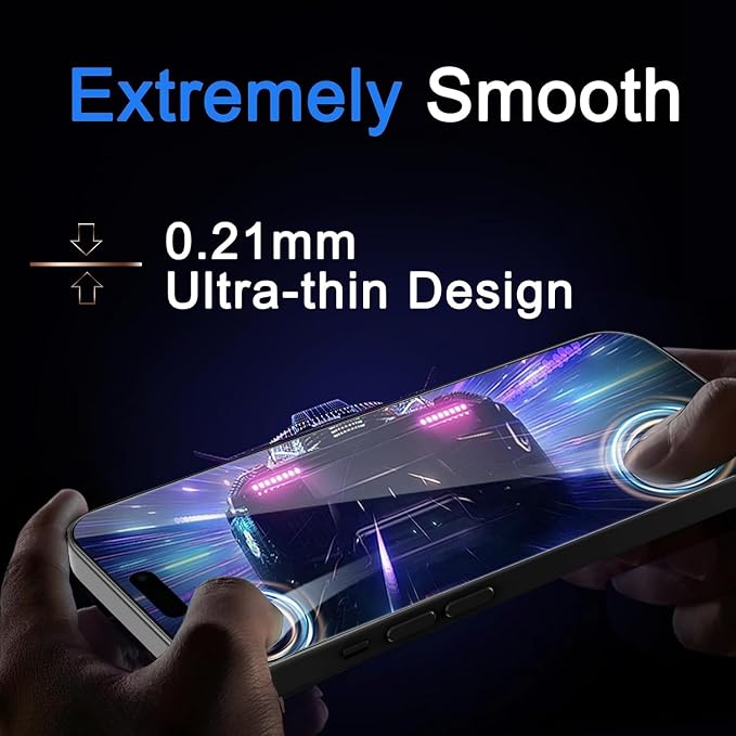 Ferilinso 3 Pack Screen Protector for iPhone 16 Pro Max, Tempered Glass | 9H+ Hardness, Military-Grade Shatterproof, HD Clear, Case Friendly, Easy Installation Bubble Free, with Camera Lens Protector - Image 6