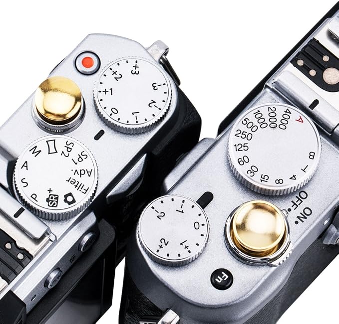 JJC 2-Pack Camera Soft Shutter Release Button for Fuji X-T4 X-T3 X-T30 X-E4 | for Fujifilm X-E5 X-M5 X-T2 X-T50 X-T20 X-PRO3 X100VI X100V X100F Sony DSC-RX1R II RX10 IV III Lecia M10 M9 Nikon Zf & More - Image 6