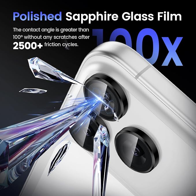 Tensea Camera Lens Protector Compatible for iPhone 17 Pro Max/17 Pro | Metal Aluminum Alloy Tempered Glass Cover Camera Screen Protector Accessories, Case Friendly - Image 6