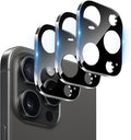 Dengduoduo 3 Pack Camera Lens Protector for iPhone 16 Pro 6.3 inch and 16 Pro Max 6.9 inch, Tempered Glass, Ultra HD, 9H Hardness, Anti-Scratch, Case Friendly [No Affect on Night Shots] by Dengduoduo