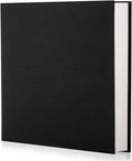 Photo Album Self Adhesive Scrapbook Album for 4×6 Pictures DIY Magnetic Linen Cover Album 30 Blank Pages for Family Wedding, Birthday, Christmas, Anniversary (Black) by HenPisen