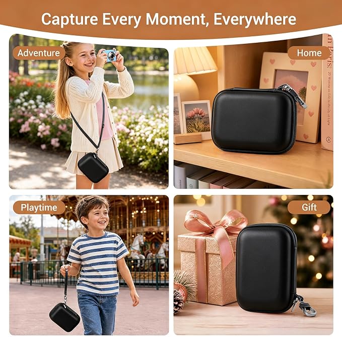 CoBak Carrying & Protective Case for Digital Camera,CAMKORY/Lecran/Duluvulu | for KODAK FZ55,FZ245,PIXPRO C1,WPZ2/Canon PowerShot ELPH 360/Sony DSCW800,DSCW830/Krlun/Lecnippy/Nsoela/VAHOIALD FHD 1080P - Image 6