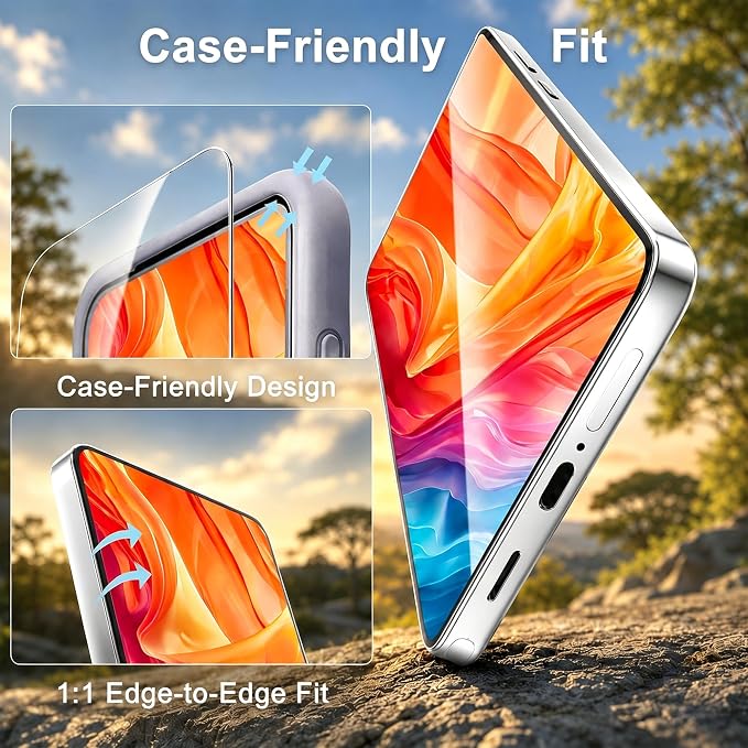 2 Pack for Samsung Galaxy S26 Ultra Screen Protector Auto Align Glass | [Auto-Dust Removal] [12 FT Shatterproof] Tempered Glass, Support Fingerprint Unlock, HD, Easy to Install, for Beginners - Image 6