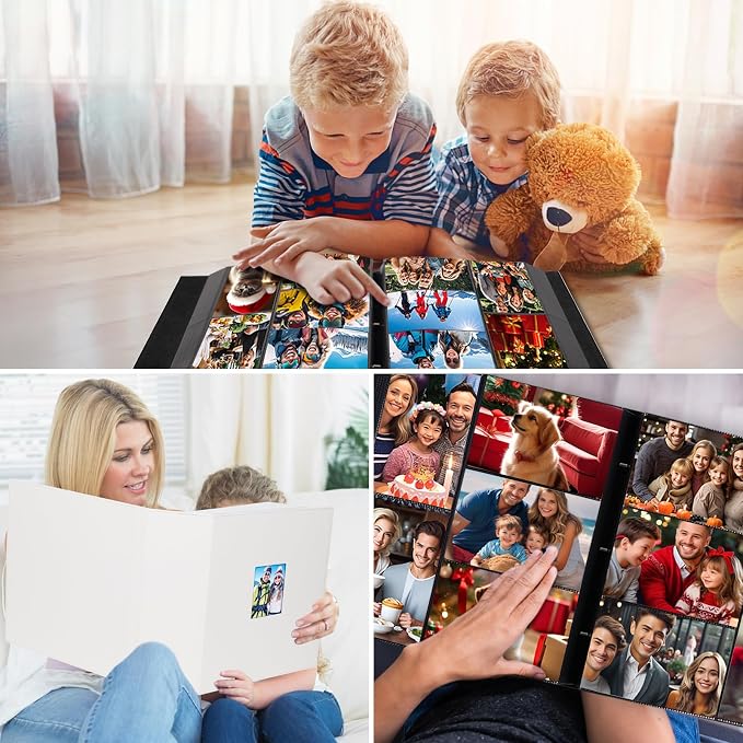 Extra Large Capacity 4x6 Photo Album, Holds 1000 Photos, Beige | Linen Hardcover, Horizontal & Vertical 4x6 Pockets, Removable Acid-Free Pages, Front Display Window, Family, Wedding & Travel - Image 8