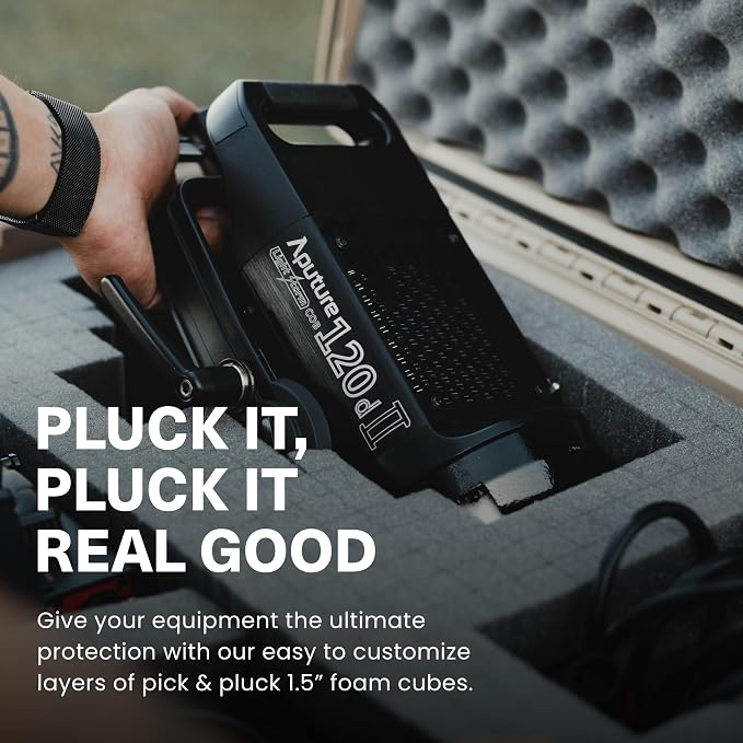 Condition 1 45" Waterproof Hard Case with Wheels & Pluckable Foam, Black | Lockable TSA Approved Storage Trunk for Gear, Camera, Equipment, IP67 Waterproof Rated, Made in USA, 44.52"x16.30"x12.90" - Image 5