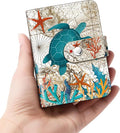 Sea Turtle Small Photos Album for 2x3 Inch Films, 56 Pockets | Mini Cute Picture Book, Wallet Size, for Polaroid Fujifilm Instax Mini Instant Camera Printer, Kpop Photocard Binder Holders by Lebrocoli