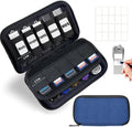 USB Flash Drive Case 20 Slots with Labels TATMOHIK USB Storage Case Thumb Drive Holder case USB Organizer Storage Bag Electronic Accessories Organizer for 10 Memory Cards and 10 USB Memory Sticks,Blue by TATMOHIK